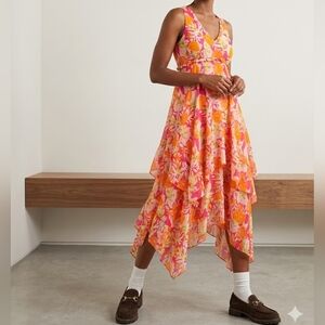 Calvin Klein Multicolor Floral Midi Dress